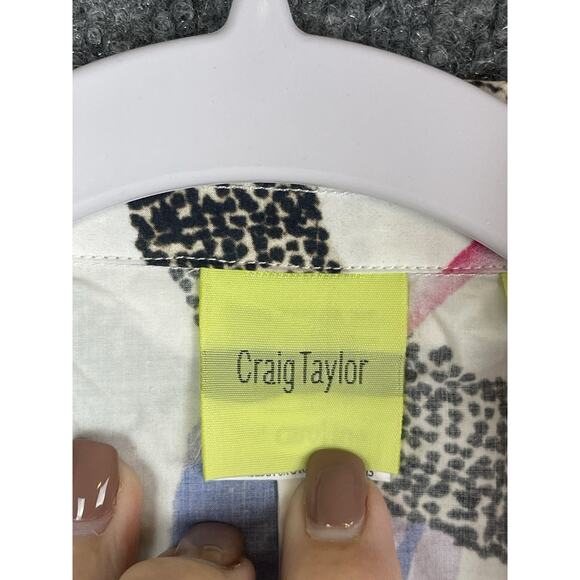 Craig Taylor Sun Dress Caroline Bright Floral Print Sleeveless Women's Small - Picture 7 of 16